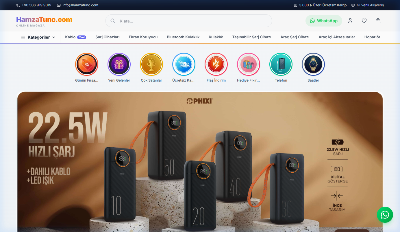 E-Ticaret PRO PC Görünüm