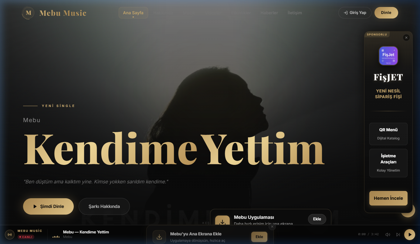 Müzisyen PRO PC Görünüm